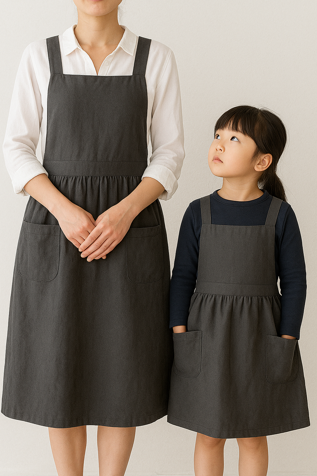 Cotton Linen Apron | Adult & Kids